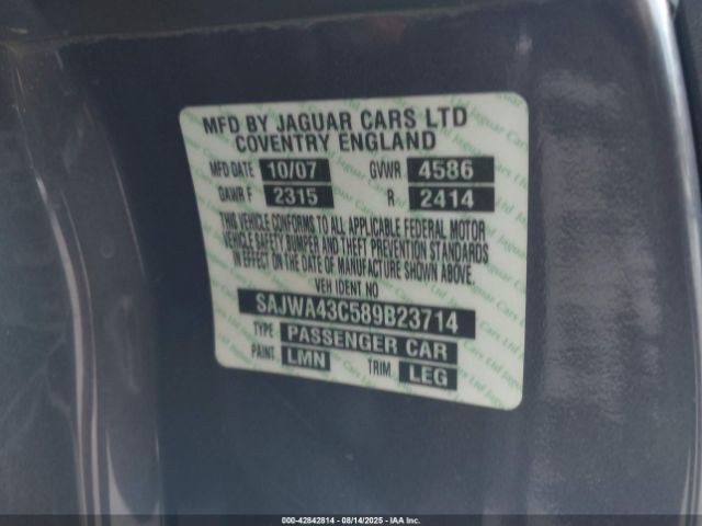 2008 JAGUAR XKR SAJWA43C589B23714 Photo 8