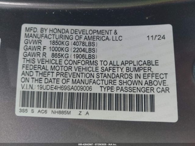 2025 ACURA INTEGRA 19UDE4H69SA009006 Photo 8