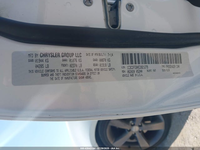 Dodge Dart 2014 1C3CDFEB0ED921279 Image 12