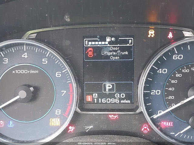 JF2GPAPC0F8209234 Subaru 2.0l naturally aapirated