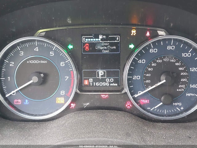 JF2GPAPC0F8209234 Subaru 2.0l naturally aapirated