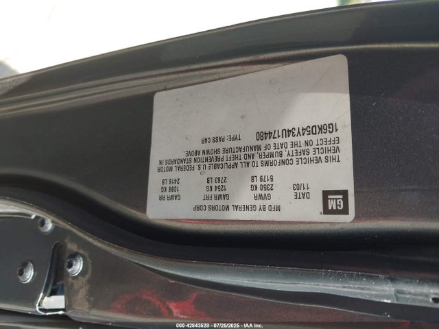 2004 CADILLAC DEVILLE 1G6KD54Y34U174480 Photo 8