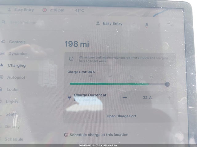 5YJ3E1EA0NF299987 Tesla MODEL 3