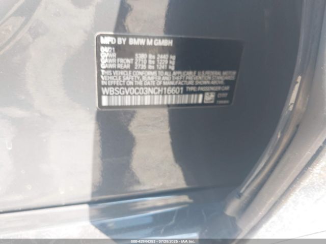 2022 BMW M8 GRAN COUPE WBSGV0C03NCH16601 Photo 8