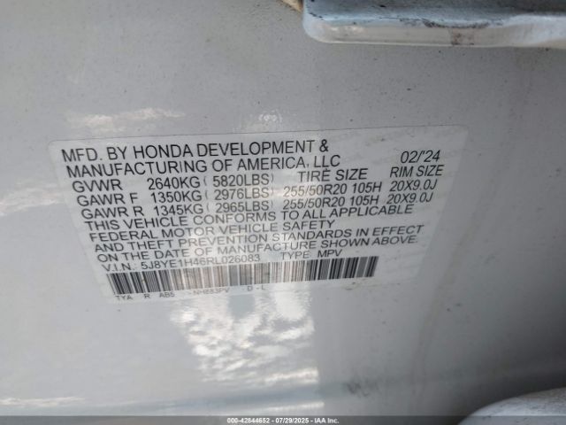 2024 ACURA MDX 5J8YE1H46RL026083 Photo 8