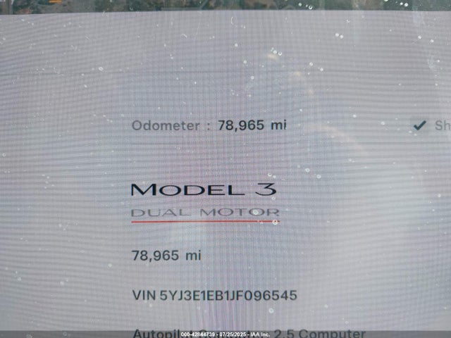 2018 TESLA MODEL 3 5YJ3E1EB1JF096545 Photo 6