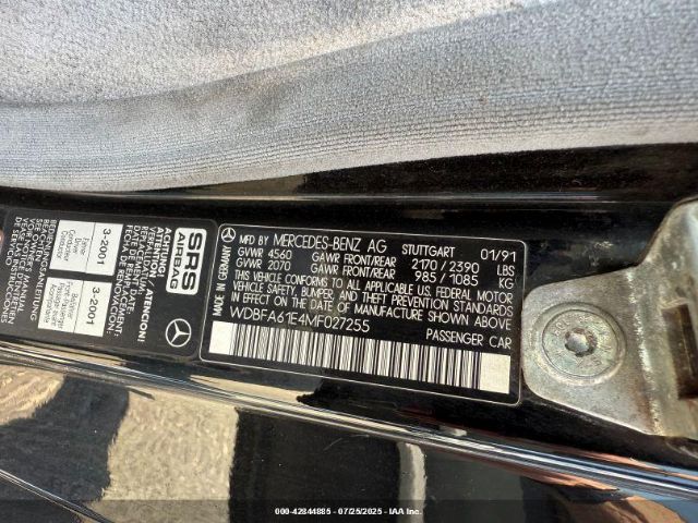 1991 MERCEDES-BENZ 300 WDBFA61E4MF027255 Photo 8