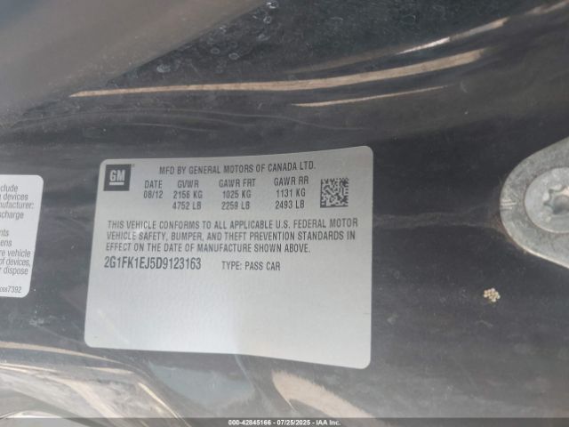 2013 CHEVROLET CAMARO 2G1FK1EJ5D9123163 Photo 8