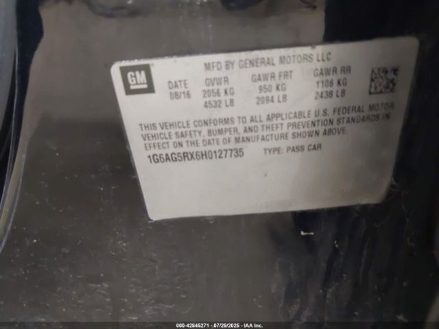 2017 CADILLAC ATS 1G6AG5RX6H0127735 Photo 8