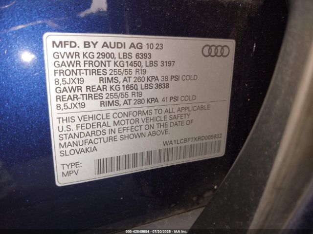 2024 AUDI Q7 WA1LCBF7XRD005632 Photo 8