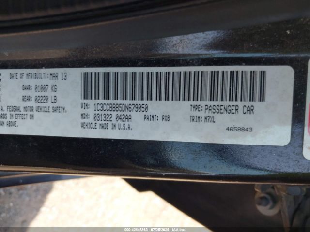 2013 CHRYSLER 200 1C3CCBBB5DN679050 Photo 8
