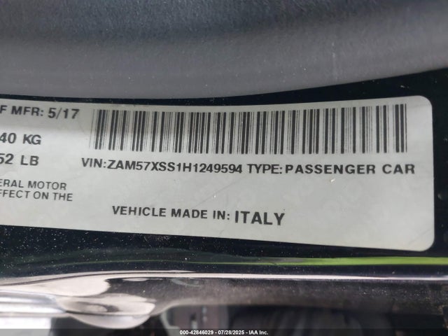 ZAM57XSS1H1249594 Maserati m156d