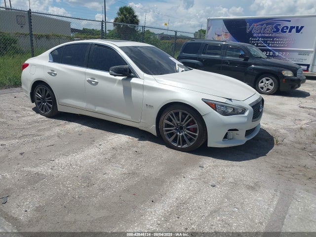 2017 Infiniti Q50 3.0t Red Sport 400 მანქანა იყიდება აუქციონზე, vin: JN1FV7AP5HM851217, აუქციონის ნომერი: 42846124