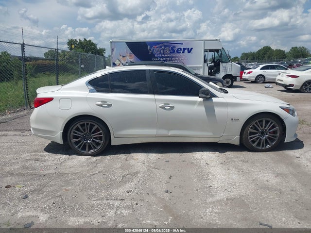 2017 Infiniti Q50 3.0t Red Sport 400 მანქანა იყიდება აუქციონზე, vin: JN1FV7AP5HM851217, აუქციონის ნომერი: 42846124