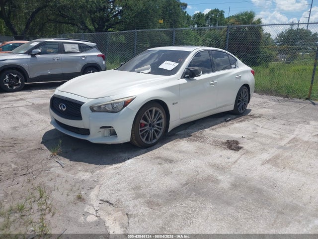 2017 Infiniti Q50 3.0t Red Sport 400 მანქანა იყიდება აუქციონზე, vin: JN1FV7AP5HM851217, აუქციონის ნომერი: 42846124