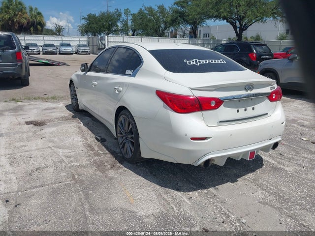 2017 Infiniti Q50 3.0t Red Sport 400 მანქანა იყიდება აუქციონზე, vin: JN1FV7AP5HM851217, აუქციონის ნომერი: 42846124