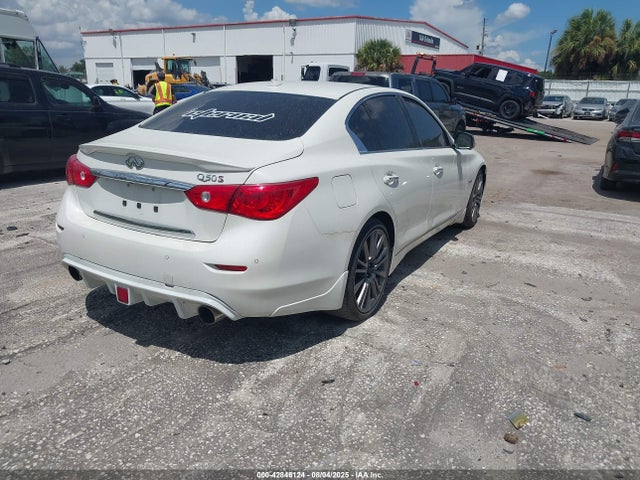 2017 Infiniti Q50 3.0t Red Sport 400 მანქანა იყიდება აუქციონზე, vin: JN1FV7AP5HM851217, აუქციონის ნომერი: 42846124