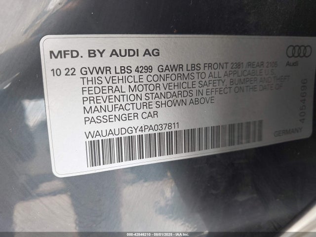 2023 AUDI A3 WAUAUDGY4PA037811 Photo 8