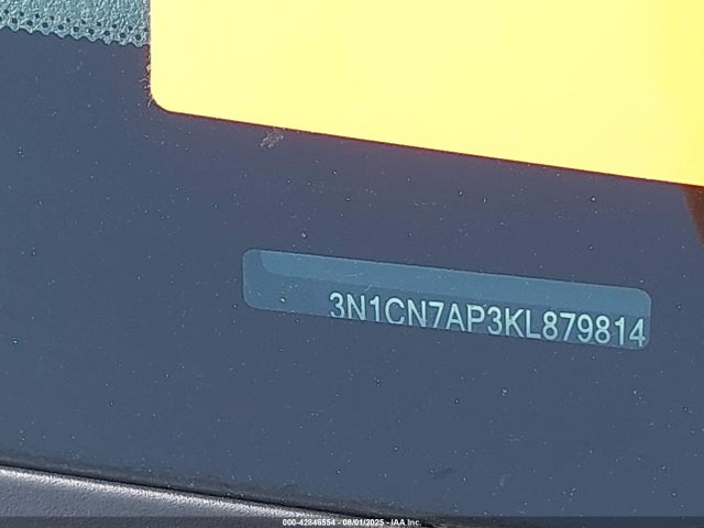 Nissan Versa 2019 3N1CN7AP3KL879814 Image 9