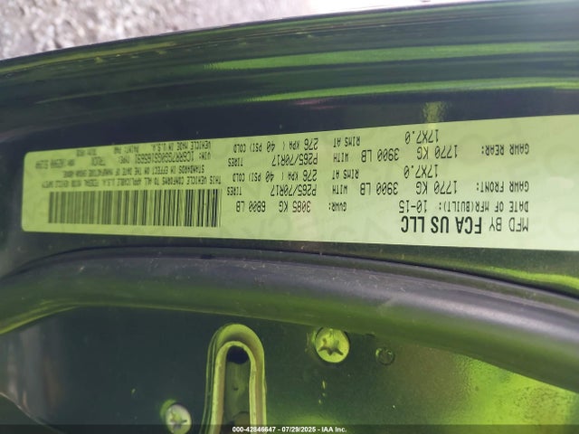Aukcja sprzedaży 2016 Ram 1500 Slt, vin: 1C6RR7GG0GS165691, numer aukcji: 42846647