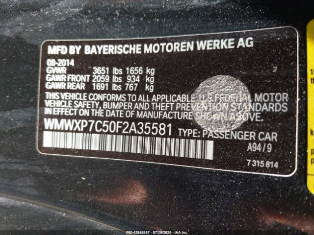 2015 MINI HARDTOP WMWXP7C50F2A35581 Photo 8