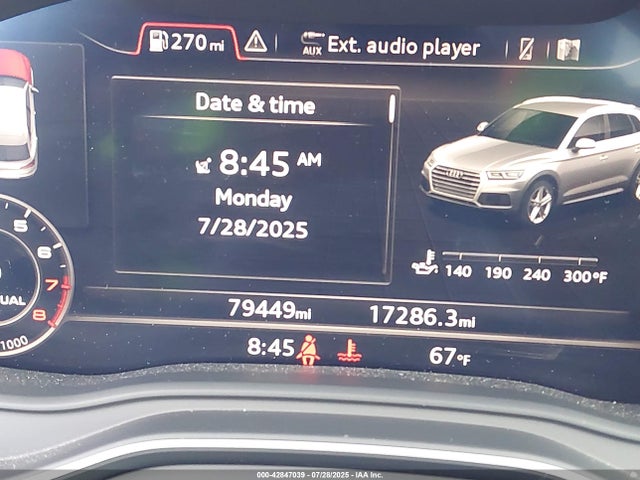 WA1BNAFY0J2160196 Audi 2018