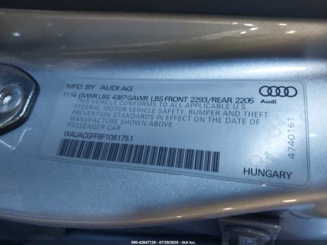 2015 AUDI A3 WAUACGFF8F1081751 Photo 8