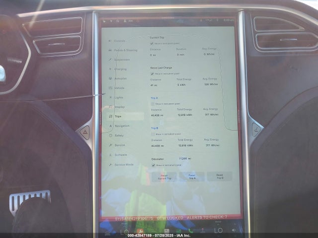 2015 TESLA MODEL S 5YJSA1E42FF106175 Photo 6
