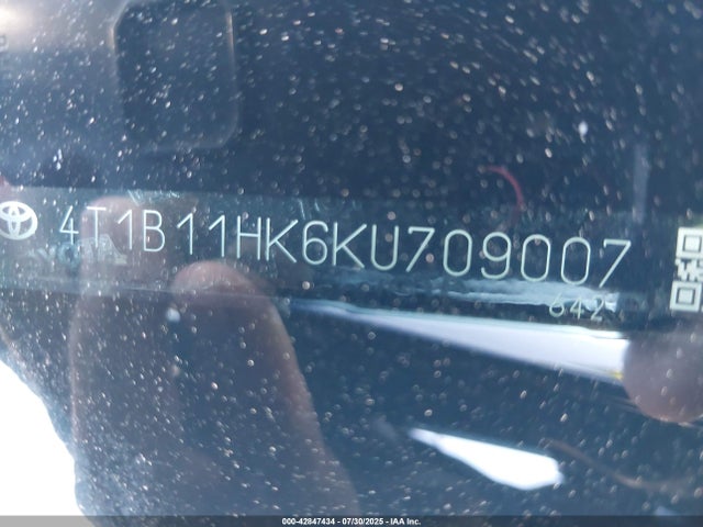 4T1B11HK6KU709007 Toyota a25a-fks