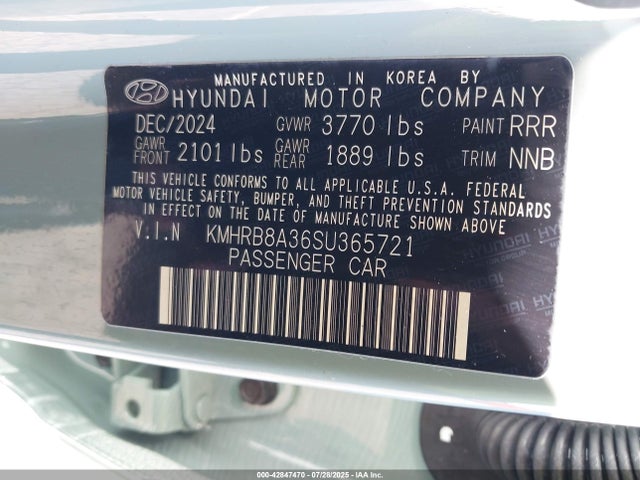 KMHRB8A36SU365721 Hyundai mpi gamma ii