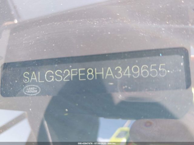 2017 LAND ROVER RANGE ROVER SALGS2FE8HA349655 Photo 8