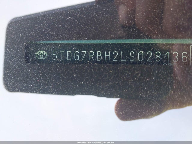 Toyota 2gr-fks 2020 5TDGZRBH2LS028136 Image 9