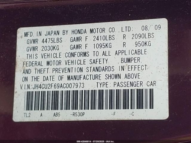 2010 ACURA TSX JH4CU2F69AC007973 Photo 8