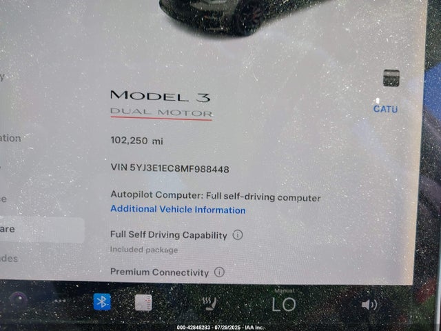 2021 TESLA MODEL 3 5YJ3E1EC8MF988448 Photo 6