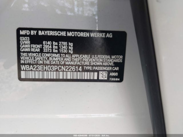 2023 BMW 740 WBA23EH03PCN22614 Photo 8