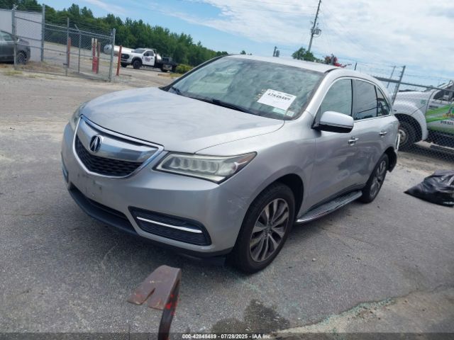 2014 ACURA MDX 5FRYD4H41EB014180 Photo 1