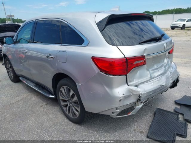 2014 ACURA MDX 5FRYD4H41EB014180 Photo 2