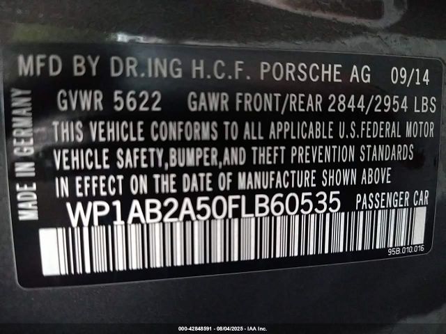 2015 PORSCHE MACAN WP1AB2A50FLB60535 Photo 8