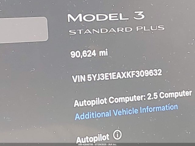 Tesla 2019 2019 5YJ3E1EAXKF309632 Image 14