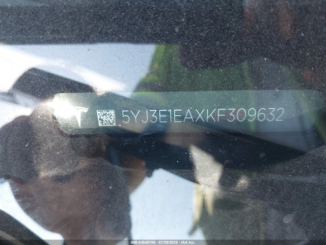2019 TESLA MODEL 3 5YJ3E1EAXKF309632 Photo 8