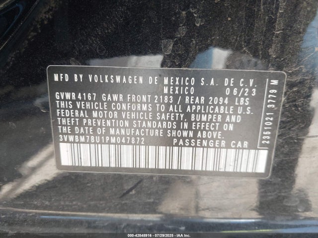 Volkswagen tsi 2023 3VWBM7BU1PM047872 Image 9