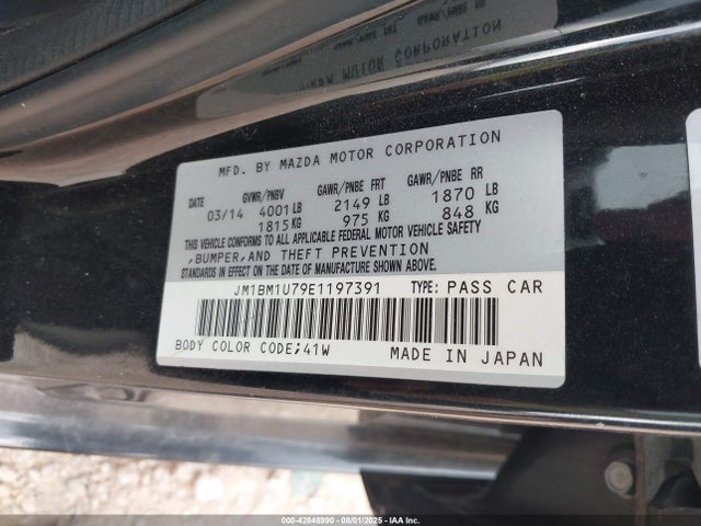 JM1BM1U79E1197391 Mazda pe
