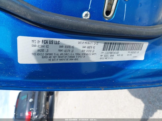 1C3CDFBB6FD421925 Dodge 2015