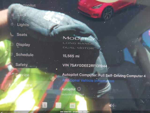 2024 TESLA MODEL Y 7SAYGDEE2RF131944 Photo 6