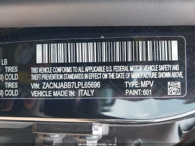 Jeep Renegade 2020 ZACNJABB7LPL65696 Image 9
