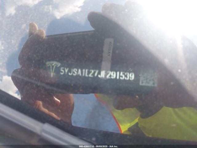 2018 TESLA MODEL S 5YJSA1E27JF291539 Photo 8