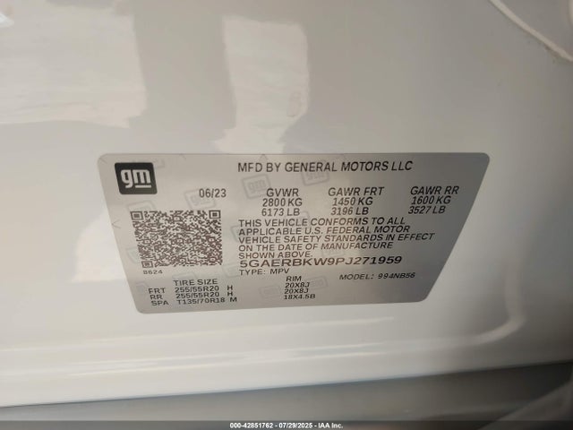 Продаж на аукціоні авто 2023 Buick Enclave Essence Fwd, vin: 5GAERBKW9PJ271959, номер лоту: 42851762