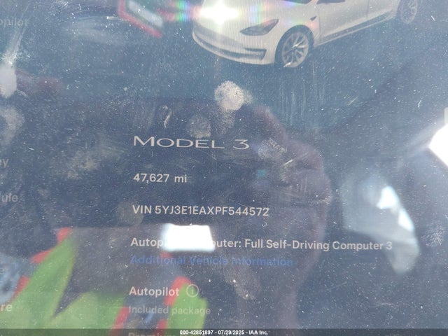 2023 TESLA MODEL 3 5YJ3E1EAXPF544572 Photo 6