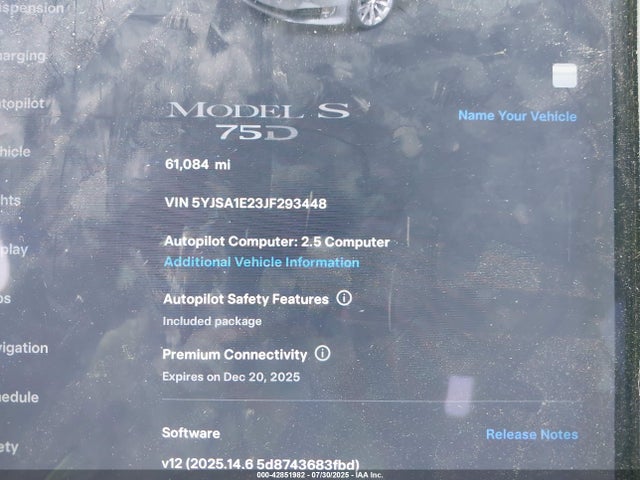 2018 TESLA MODEL S 5YJSA1E23JF293448 Photo 6