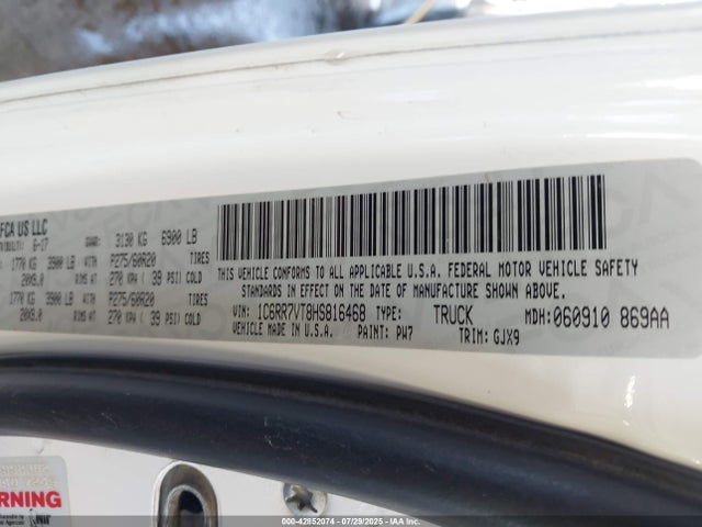 RAM 1500 2017 1C6RR7VT8HS816468 Image 9